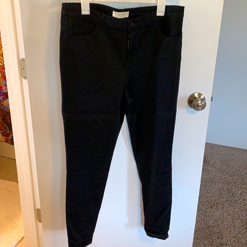 Eloquii Black Skinny Pants